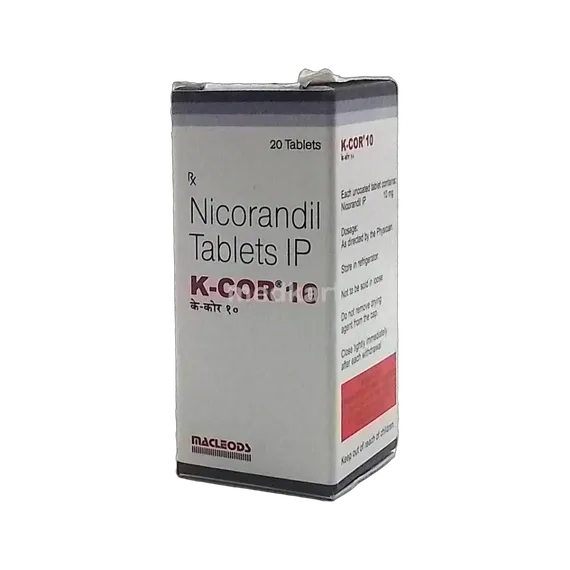 k cor 10mg tablet 20's